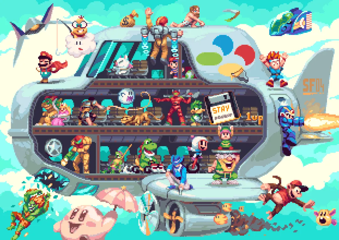 Vessels of Gaming Artwork: SNES