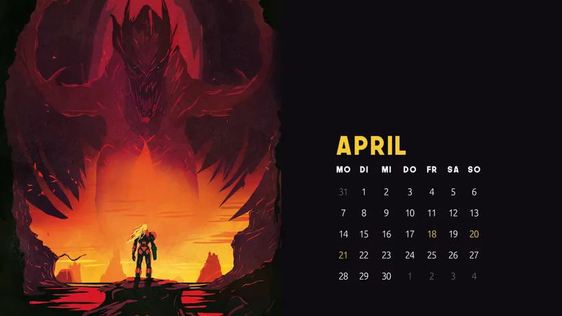 Kalender-Desktops Q2 2025