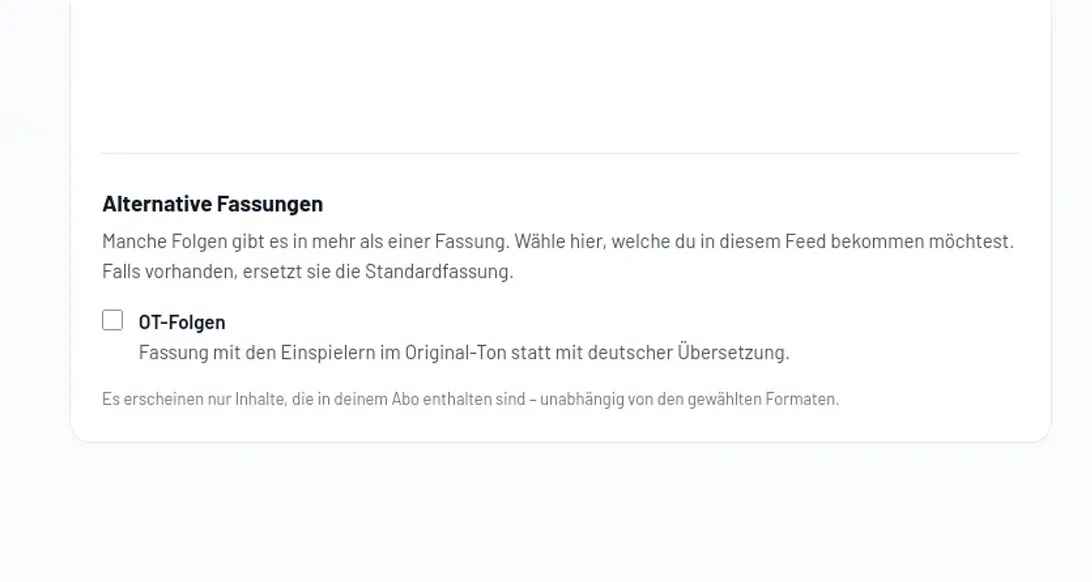 Version 1.2 der Webseite ist live (Feed-Builder-Erweiterung)